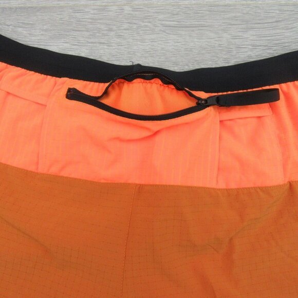 Nike Flex Stride Trail Running Shorts Men's Size Medium Mandarin NEW - Picture 6 of 12